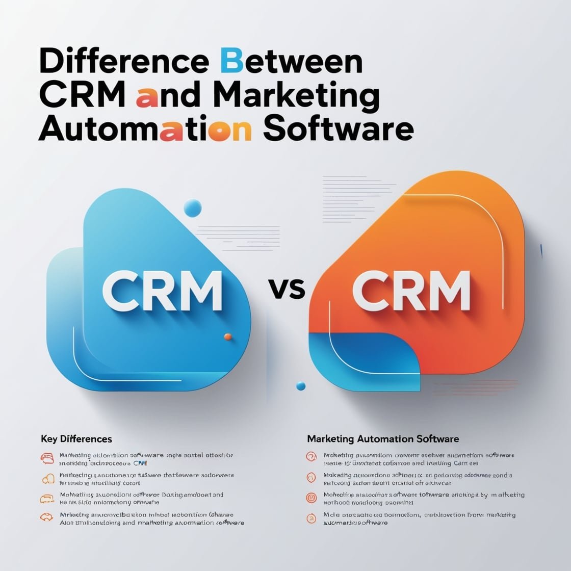 Difference Between CRM and Marketing Automation Software: Key Insights